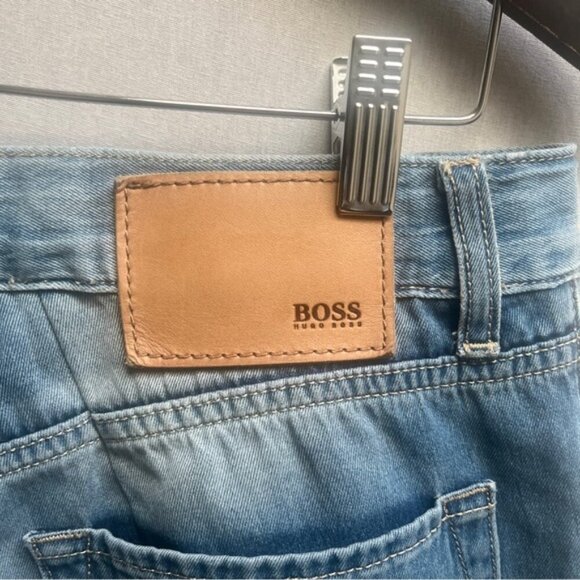 Hugo boss slim straight leg denim jeans Sz 32 - Picture 5 of 11